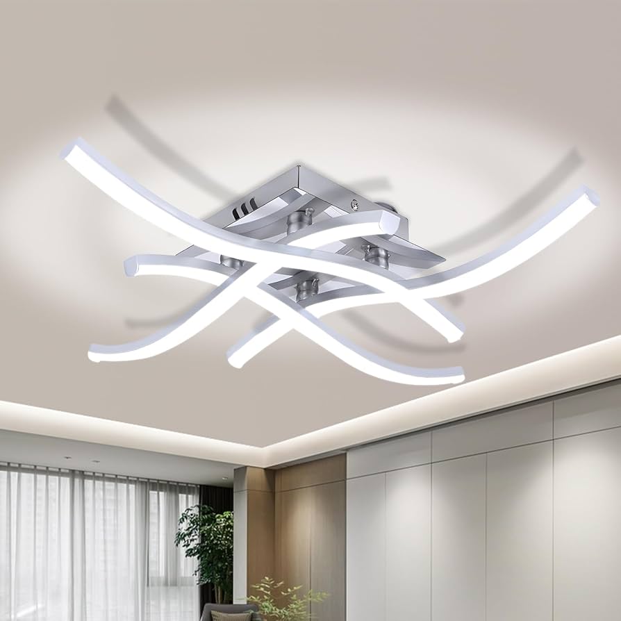 シーリングライト・天井照明 Modern Led Living Room Ceiling Lights 60 Modern LED Ceiling Light 60W Dimmable Ceiling Light Fixtures